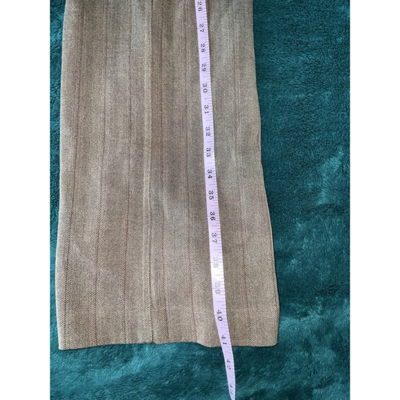 Rafaella Women's Size 10 Brown Striped Pants Work Trousers - Picture 9 of 11